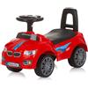 CHIPOLINO LTD AUTO CAVALCABILE, BAMBINI, SPRINTER, ROSSO, CON MUSICA, SPAZIO SOTTO SEDILE