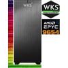 Workstation Computer Wks604 (Singola) Amd Epyc 9654 (96 Core) ,128GB DDR5 Ecc,SSD M.2 1 Tera Byte 990 Pro,Geforce RTX 5080 16GB,Wifi Ax,Windows 11 Professional/Ubuntu LTS