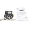 EXSYS Porta USB 3.2 Express Card 2A-2C Gen2 PCIe x4