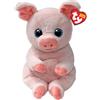 Ty Beanie Bellies - Penelope la Maialina con gli Occhioni Azzurri Glitter, gli Animaletti di Peluche con il Pancino Morbido Originali Ty - 30 Cm - T43202