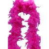 UV FLOOR UVFLOOR UV FLOOR - Boa in piume fluorescenti, qualità premium, accessorio fluorescente, per feste, travestimenti, 1 m80, colore: rosa fluo