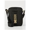 Moschino Tracolla Moschino in tessuto con placca in metallo uomo