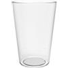 Bicchiere conico plastica SAN birra, acqua, succhi di frutta, cl. 40