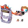 Hot Wheels RacerVerse - La Grande Corsa di Grogu, pista con macchinine da corsa die-cast ispirate a Star Wars, personaggi Grogu e The Mandalorian, giocattolo per bambini, 4+ anni, HPL32