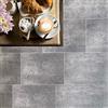 MASTERBRICO Pavimento in PVC Effetto Legno Rotolo H 200 cm - Pavimento Vinilico da Interni ed Esterni (Prezzo al Mq), Ideale per Bagni Cucine e Ambienti Domestici (MATTONELLA CEMENTO H200)