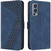 OKZone Cover per OnePlus Nord 2 5G, Custodia in PU Pelle per OnePlus Nord 2 5G, Custodia a Libro Protettiva Folio Portafoglio con Chiusura Magnetica e Slot per Carte Wallet Case Flip Cover (Blu)