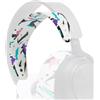 WC HeadbandZ Arctis Nova - Fascia in silicone aggiornata per cuffie Arctis Nova di Wicked Cushions - Flessibilità, comfort e stile migliorati con design dei cuscinetti coordinati | 90's White