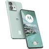 Motorola Moto Edge40 Neo Smartphone (6,55'-FHD+, fotocamera 50 MP, fotocamera 12/256 GB, 5000 mAh, Android 13) Soothing Green, con cover protettiva + adattatore auto [esclusiva su Amazon], PAYHOOO1SE