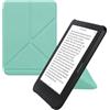 kwmobile Custodia Pieghevole Compatibile con Kobo Clara BW/Colour Cover - Cover Magnetica Pelle PU eReader con Stand - menta