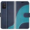BoxTii Cover per Galaxy A32 4G, Custodia in PU Pelle Portafoglio per Samsung Galaxy A32 4G, Magnetica Cover a Libro con Slot per Schede, Blu