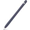 AHASTYLE Custodia in silicone per Apple Pencil 1 con manica antiscivolo, custodia protettiva in pelle [adattatore cavo tether aggiunto] Compatibile con Apple Pencil 1ª generazione (1 confezione, blu