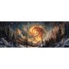 Bimkole DIY 5D Grande Diamond Painting Kit Completo Fai da Te Universo, Foreste Pittura Diamante Punto Croce Strass Arte E Creazione Di Mosaico Decorazione Murale Artigianale 30x80 cm