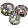 Bseical Scatole Di Latta Per Biscotti Vintage, Biscottiera Natalizia, Barattolo Biscotti Natalizie, Piatti Natalizi Contenitori Con Coperchio, Natale Decorazioni Casa Tavola Panettone Dolci Torta Scatola (B)