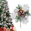 TOYANDONA Albero Di Natale Artificiale Rosa 60cm Con Palline E Luci - Kit Completo Per Decorazioni Natalizie Da Tavolo