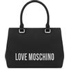 Love Moschino BORSA PU GRS NERO GALV.NIKEL