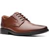 Clarks Clarkslite Low Oxford da Uomo, Pelle Marrone Chiaro, 41 EU