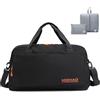 BAGROUPS Bagaglio a Mano 55x40x23 Lufthansa Tui Airways Cabin Bag 50L Grande Capacità Borsa Sportiva Impermeabile Borsone da Viaggio a Spalla Borsa Uomo Donna per Weekend, Viaggi, Aereo（Nero Scuro）
