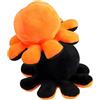 SKIPTHYBER Octopus - Peluche a forma di polpo, reversibile, decorazione di compleanno, regalo per bambini, ragazze, ragazzi e amici