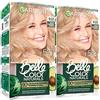 Garnier Belle Color Naturals Tinta Permanente per Capelli Colore 9.01 Biondo Chiarissimo Naturale Senza Ammoniaca Formula Vegana Crema Colorante e Trattamento Nutritivo - 2 Confezioni