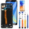 LADYSON Schermo LCD per Samsung Galaxy A7 2018 SM-A750 A750F A750FN A750N A750G A750GN/DS LCD Display Touch Screen Digitizer Assemblaggio Kit con Strumenti(Nero con Cornice,TFT Highlight Version)