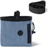 GUOYOU Cane Snack Borsa per Cibo per Cani Regolabile Multifunzione Porta Premietti per Cani Addestramento Borsa per Alimenti per Cani con Dispenser di Sacchetti per Escrementi, Blu