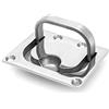QWORK® Maniglia per maniglioni per Barche,Maniglie per Porte ad Incasso Maniglia per Boccaporto Marinaio Armadietto Yacht, in Acciaio Inox