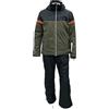 Brugi Tuta Completo Sci uomo AH1D MQEE 3.000mm Waterproof Regular Fit GIACCA PANTALONE (VERDE, M)