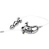 MKGMYGZ Male Chastity Cage Uomo Sissy Cintura Di Castità Maschile Metallo Cock Cage Erotitici Sexy Per Coppie (L,50MM)