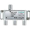 Axing BVE 3-01P Distributore 3 uscite partitore TV via cavo CATV Multimedia DVB-T2 5-1218 MHz metallo