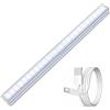 Home Markt24 Lampada LED con sensore di movimento, 50 cm, luce magnetica USB, ricaricabile per cucina, guardaroba, corridoio, armadio, garage, luce bianca fredda