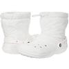 Crocs Unisex Classic Lined Neo Puff Fuzzy Winter Boots Snow, Pure Water, 9 US Men