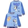BlueY Giubbotto Bomber Per Bambino, Giacca A Maniche Lunghe Per Bambino, Giacca Da Baseball In Cotone l'Estate, Blu 3-4 Anni