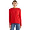 Cecil 3016899 Maglione con Dettagli in Maglia, Rosso-Fiery Red, S Donna