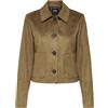 ONLY Onltulip Life - Giacca da Donna in Finta Pelle Scamosciata, Otw, Cognac, x_l, Cognac, x_l