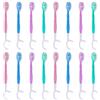 HTTDSLF Spazzolini da Denti Monouso, Spazzolino da Denti Mini, Spazzolino da Denti 5 in 1 (Pre-Legato + Filo Interdentale + Puliscilingua + Alito Fresco + Stuzzicadenti)