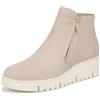 Vionic Women's Uptown Sur Bootie, Oatmeal Beige Nubuck, 5 UK Wide