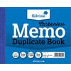 Silvine - Quaderno per appunti con doppia carta carbonless, numerato da 1 a 100 con indice (102 x 127 mm)