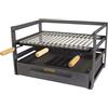 EL ZORRO IMEX EL ZORRO 71480.0 cassetto Barbecue con griglia, Nero, 46 x 41 x 35 cm