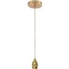 JZCDR Lampadario a Sospensione Vintage E27 con Cavo 150 cm Regolabile, Lampada a Sospensione Industriale Retrò Portalampada E27 in Metallo per Lampada da Soffitto