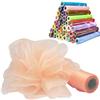 Time to Sparkle 29CM X 26M (Peach) Rotolo Organza Tessuto Runner da Tavolo Elegante Coprisedia Fiocchi Matrimonio Poltrona Fiocchi Bomboniere