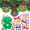 Baker Ross FN614 Decorazioni porta cioccolatini ghirlanda natalizia - Confezione da 8, kit di artigianato natalizio, ideale per regali di Natale e dolcetti per feste