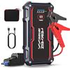 FEIKFEIZ Avviatore Batteria Auto, 6000A 26800mAh Avviatore Emergenza per Auto (Adatto a Tutti i Veicoli a Benzina o 8,0L Diesel), Avviatore di Emergenza, Jump Starter, con di Uscita USB, Luce LED