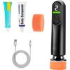 SGZIOO Lucidatrice Auto Senza Fili, Kit Mini Lucidatrice Auto con 3 Marce, Batteria Ricaricabile Al Litio 2000mah, Mini Lucidatrice Rotorbitale per Lucidare e Riparare i Graffi Sulle Auto