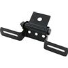 MASO Portatarga per moto Supporto per targa moto Retro Staffa per targa nera, pieghevole, porta targa per moto