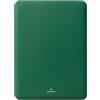 Comfyable custodia laptop 14 pollici compatibile con MacBook Pro 14 M5 Pro/Max A3426 A3427 M4 M3 M2 M1 2026-2021, sleeve MacBook slim in vera pelle, Verde