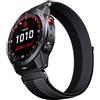 ANBEST Cinturino per Garmin Fenix 7 PRO/Fenix 6 PRO/EPIX, Cinturino in Nylon a Strappo da 22 mm con Passante per Fenix 5/EPIX PRO 47 mm/Forerunner 955/945/935/965/745