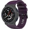 GIOPUEY Cinturini Compatibile con Amazfit Active Edge, Morbido Silicone Cinturino [Resistente all'Usura] [Traspirante] - Purple