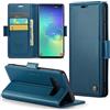 Rerzoiro Cover per Samsung Galaxy S10 Plus Custodia Portafoglio [Blocco RFID] Premium Pelle PU Wallet Case Flip Libro con Porta Carte Slot Supporto Flip Case per Samsung Galaxy S10 Plus, Blu