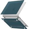 GPXIIZ Compatibile con Cover MacBook Air 13 M1 2020 2019-2018, Deep Teal | A2337 A2179 A1932, Opaco, Ultra Sottile & Antigraffio, Custodia Case Rigid Protettivo in Plastica Mac Air 13.3