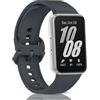 Garmcool Cinturino Compatibile per Samsung Galaxy Fit 3 Cinturini Grigio Regolabile Sportivo Ricambio Braccialetto Smartwatch per Galaxy Fit 3 SM-R390 (nessun Tracker)